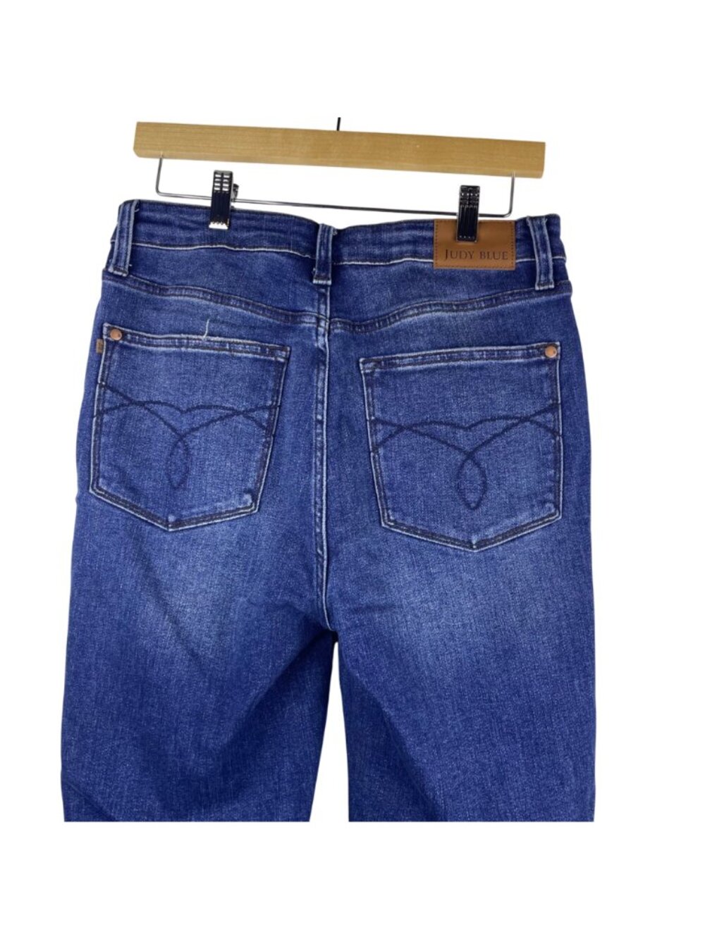 Judy Blue Womens High Rise Bootcut Jeans Size 11/30 Medium Wash Stretch Denim - Picture 8 of 12
